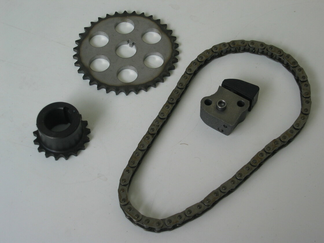 Draaiend gedeelte + Distributie mot. 956-1108 cc
