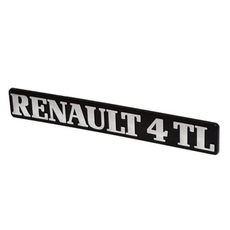 Typeplaatje RENAULT 4 TL