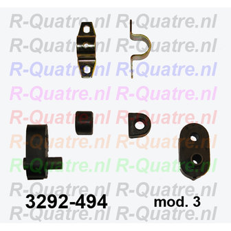 Stabilisatorstang 12mm revisieset mod. 3