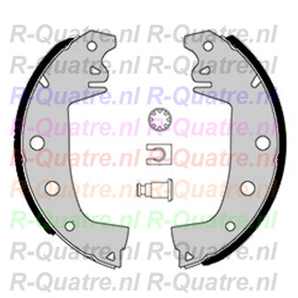 Remvoering (4x) 228mm  LV+RV ( syst Zelfstellend )