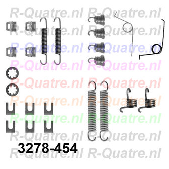 Montageset Remvoeringen  228mm Zelfstellend 