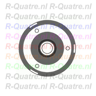 Remtrommel / wielnaaf achter 160mm  ( B )
