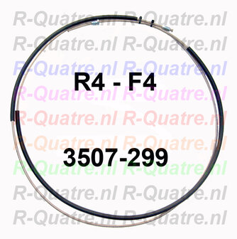 Remleiding V.naar Achter  dubb.syst. HRC aansl. 10mm  R4-F4