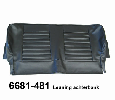 Set bekleding Skai zwart t.b.v. voorstoelen en achterbank vanaf &#039;80