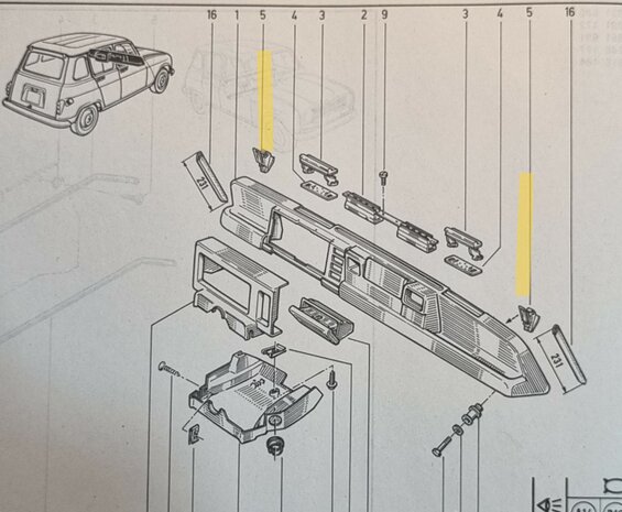 Montagesteun dashbord vanaf 1983 