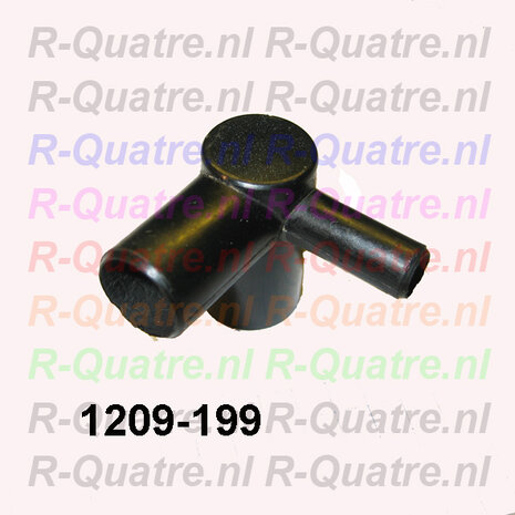 Carterventilatie verloopstuk 90°groot + 90° klein