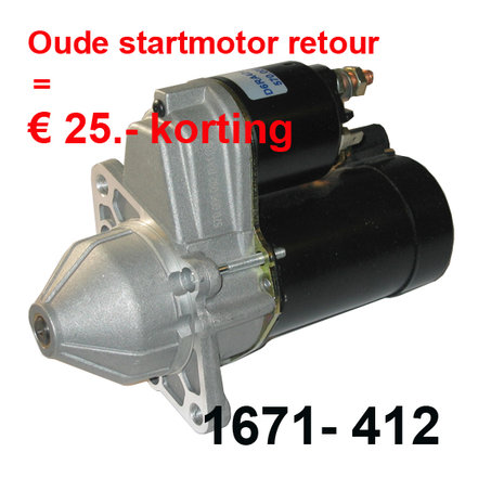 Startmotor 2-gats 12 V 
