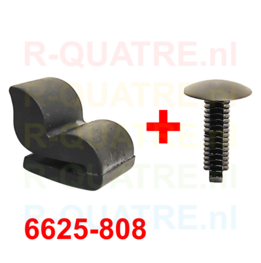 Motorkap geleiding/ondersteuning rubber