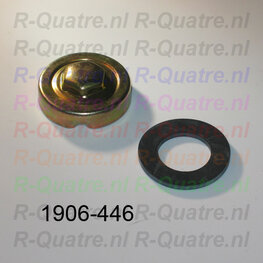 Radiateurdop staal incl. rubber afdichtring