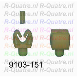 Clip tbv montage remleiding/brandstofleiding