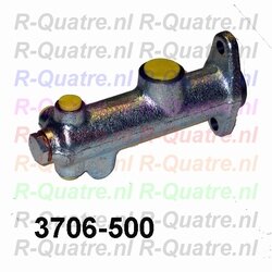Hoofdremcilinder 19 mm, (uitv. t.b.v. mechanische remlichtschakelaar)