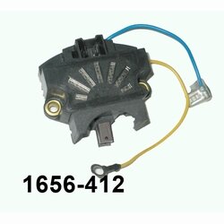 Spanningsregelaar + koolborstels  mod. Valeo / Paris-Rhone