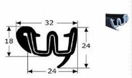 Raamloper t.b.v. R4F6 schuifraam achter L=R