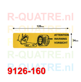 Sticker Renault Oliefilter