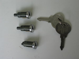 Cilinderslot (set 3 stuks) gelijksluitend,  R4 5deurs / R4 F4