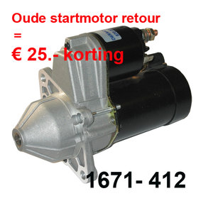 Startmotor 2-gats 12 V